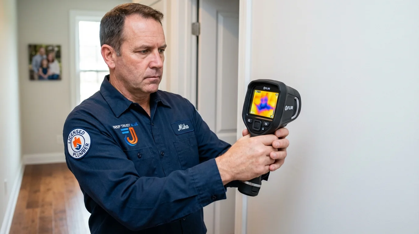 Thermal imaging leak detection by Johns Plumbing LLC in Raeford